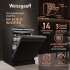 Посудомоечная машина WEISSGAUFF DW 6038 B Inverter,  полноразмерная, напольная, 60см, загрузка 14 комплектов, черный [437358]